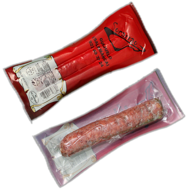 Candle of Cured Pork White Sausage Iberian Breed