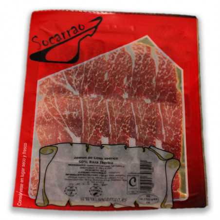 Packet of Cured Ham 50% Iberian Breed (100 gr)