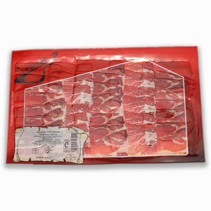 Packet of Cured Ham 50% Iberian Breed (200 gr)