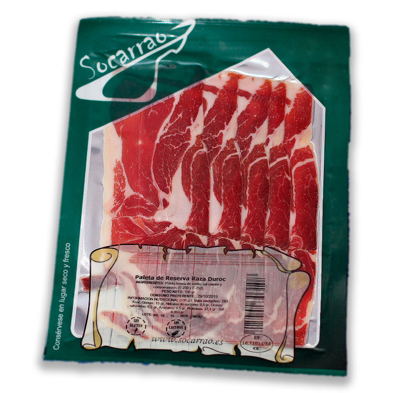 Packet of Cured Pork Shoulder Duroc Breed (100 gr)