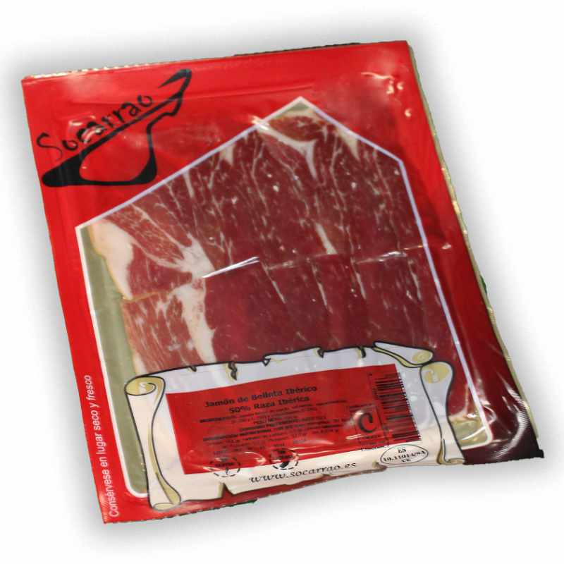 Packet of Cured Acorn Ham 50% Iberian Breed (80 gr)